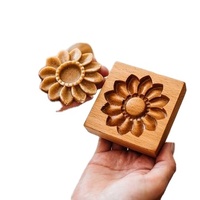 Moule à biscuits en bois Biscuit timbre pâtisserie presse outil de gaufrage traditionnel à la main moule de cuisson beurre sucre sablé Cutter
