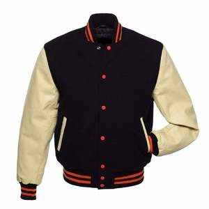 Chaqueta Varsity Stonefield Manufacturing - 100% Lana, con Capucha, Impermeable, Cuello Alto, Diseño de Parches, Unisex, Ropa de Calle, Ropa de Invierno - Product Image 5