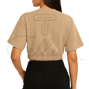 Top Corto para Mujer, Ropa de Moda, Nuevo Estilo, Camisetas Cortas para Mujer, Más Vendidas - Product Image 5