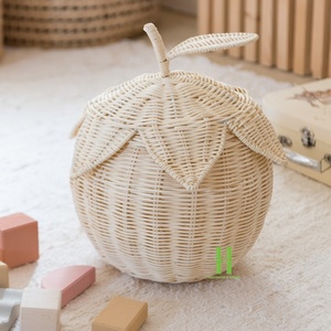 Panier de rangement en rotin écologique Éléphant Conceptions OEM Personnaliser le panier de rangement en rotin Boho de HNH Craft Meilleur prix - Product Image 3