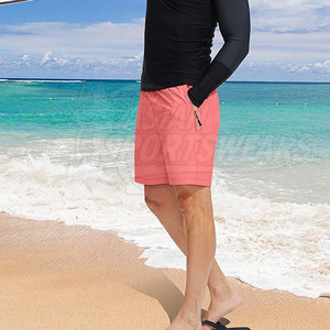Pantalones Cortos de Playa para Hombre, Ligeros, Sólidos, Casuales, Cómodos, de Cintura Alta, Transpirables y Ecológicos, para el Verano - Product Image 5