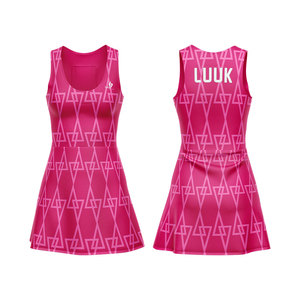 Robe de tennis pour femme, imprimée sur mesure avec le nom de l'équipe, vêtements de printemps/été, respirante, anti-humidité, coupe athlétique, tissu 100% polyester - Product Image 1