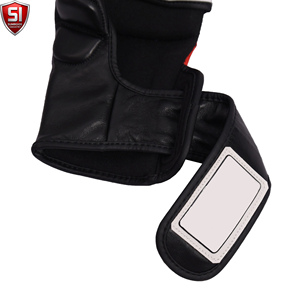 Gants de Sparring MMA en Cuir PU Premium, Design à Doigts Ouverts, Sangle de Poignet Réglable, Fermeture Auto-agrippante, Rembourrés pour Arts Martiaux et Boxe - Product Image 2