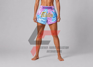 Short de boxe Faritex de dernière génération, meilleure qualité, design professionnel pour MMA et Muay Thai, impression par sublimation intégrale. - Product Image 3