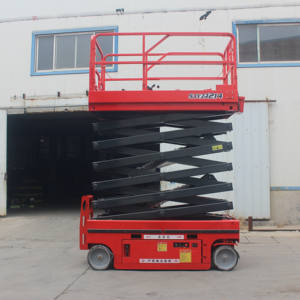 नए 10 मीटर 12 मीटर 14 मीटर 18 मीटर 300 किलोग्राम 1 टन हवाई कार्य इलेक्ट्रिक लिफ्ट मोबाइल कैंची हाइड्रोलिक लिफ्ट टेबल नया मैनलिफ्ट मोबाइल प्लेटफॉर्म - Product Image 5