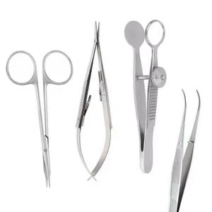 Micro Ophthalmic Veterinary Set 7Pcs Stainless Steel Eye Surgical Instruments Kit Standard Surgery for Animal by <b>Blush</b> Surgical - Product Image 2