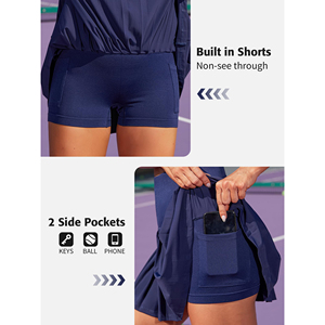 Women's Solid Pickleball Tank Top and Skort Set with Rhinestone and <b>Patches</b> Quick-Drying Breathable Performance Wear - Product Image 4