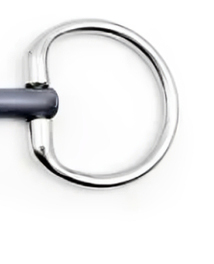 Conception unique, embout de bridon pour cheval à anse lâche, facile à utiliser, en acier inoxydable de qualité CE - Product Image 2