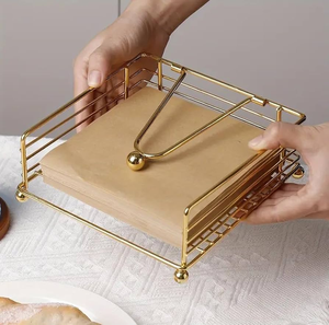 Porta Servilletas de Latón de la Mejor Calidad, Porta Servilletas de Latón con Calidad Premium para Hotel, Restaurante y Hogar - Product Image 5