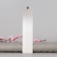 Marque-page en métal réutilisable personnalisable de qualité supérieure avec pompon pour livres/journaux/agendas – Cadeau élégant pour hommes/femmes/étudiants