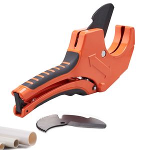 Tubo per impieghi gravosi con diametro esterno di 0,2 1/2 pollici Tagliatubi a cricchetto per PVC con lama SK5 per tubi in PVC, CPVC, PP, lama di ricambio inclusa - Product Image 1
