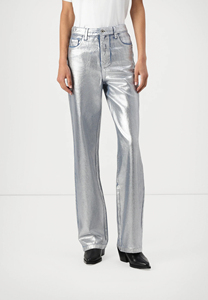 Pantalon métallisé brillant pour femme, pantalon de sport ample pour la vie quotidienne, la danse moderne, le yoga, la gymnastique, la performance, les tenues de club, les soirées, la rue - Product Image 4