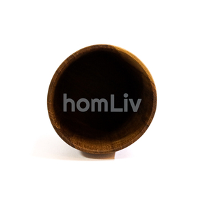 Vaso de Madera de Teca Hecho a Mano, Taza de Madera Natural Ecológica, Artículos de Bar Marrones, Regalo para el Hogar o Cafetería, Material Sostenible para Fiestas - Product Image 3