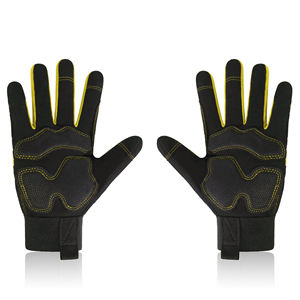 Guantes de Seguridad Profesionales para Taller, Protección Contra Impactos, Equipo de Protección Confiable para las Manos, Guantes de Trabajo de Cuero Cómodos - Product Image 6