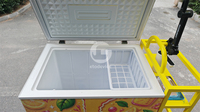 Chariot à glaces mobile, chariot alimentaire à pousser à la main pour l'extérieur, à vendre