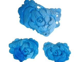 Hạt Đá Quý Hoa Đá Quý <span class=keywords><strong>Arizona</strong></span> Ngọc Lam Khắc Hạt Đá Ngọc Lam Tự Nhiên Hoa Ngọc Lam - Product Image 2