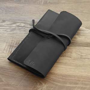 Estuche de Cuero Genuino Premium para Tijeras de Barbero, Protección a Prueba de Olores, Cinturón Ajustable, Multifuncional y Duradero LBSP-0003 - Product Image 4