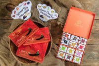Caja de Regalo Personalizada con 24 Bombones Sólidos con Frutas, Nueces y Mermelada para Recuerdos y Regalos, Chocolate al por Mayor