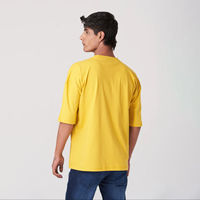 Groothandel Heren Oversized Effen T-Shirt Snel Droogend Ademend Ecologisch 100% Biologisch Katoen 180g Aangepast Logo