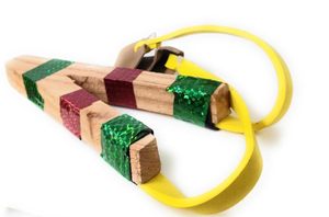Slingshot en bois indien artisanal VASHE Jagmoolya, respectueux de l'environnement, pour le tir à la cible (lot de 1) - Cadeau - Product Image 4