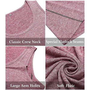 Débardeur Homme Slim Fit en Mélange de Coton, Basique, pour la Course et la Gym, Séchage Rapide, Respirant - Product Image 6