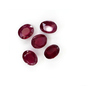 Rubis naturels de Bangkok, ovales calibrés 9x11mm, pierres précieuses naturelles en vrac pour la création de bijoux, prêtes à l'emploi - Product Image 3
