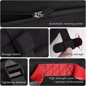 Sac de sable de fitness réglable et robuste Lamatex Sports avec fermeture éclair et poignées pour l'entraînement de force à domicile et en extérieur - Product Image 3