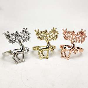 Anillos para Servilletas Reutilizables con Diseño Moderno, Decoración Elegante para Mesa de Comedor, para el Hogar y Ocasiones Especiales - Product Image 2