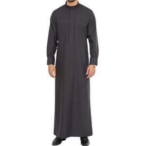 Túnica tradicional omaní para hombre, jubba islámica, ropa árabe musulmana, camisa larga hasta el tobillo, tamaño y colores personalizados disponibles. - Product Image 4