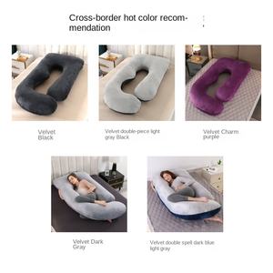 Oreiller de <span class=keywords><strong>grossesse</strong></span> en forme de G, oreiller de maternité pour le corps entier, pour dormir sur le côté, soutien du dos et du ventre, avec housse amovible et lavable - Product Image 4