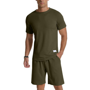 Conjunto Deportivo Informal y Transpirable de Verano, Pantalones Cortos Deportivos para Gimnasio y Calle, Colores y Tallas Personalizables - Product Image 1