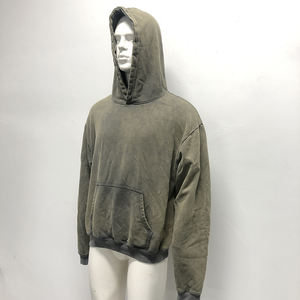 Sudadera con Capucha Unisex Personalizada, Manga Larga, Tejido Grueso, Estampado Completo, Casual, con Logotipo Bordado en el Dobladillo, Lavado Ácido, Transpirable, 100% - Product Image 3