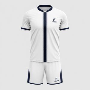 Conjunto de Camiseta de Fútbol para Hombre F2WIN, Negro y Verde, Cuello en V, Manga Corta, Absorbe la Humedad, Ajuste Atlético, para Todas las Temporadas, Impresión Sublimada, Elástico - Product Image 5