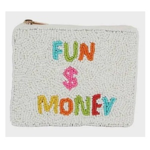 Porte-monnaie multicolore perlé fait main écologique avec fermeture éclair, petite pochette de rangement pour clés, argent liquide, cartes, maquillage, cadeau pour femme - Product Image 4