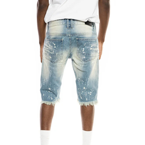 Nouveau design, best-seller, shorts en denim 100% coton pour hommes adultes, respirant, séchage rapide, confortable, vêtements décontractés, design uni - Product Image 2