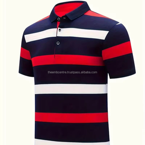 Precio al por mayor camiseta de los hombres baratos logotipo personalizado superventas de secado rápido hombres camiseta polos, polos de los hombres - Product Image 1