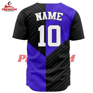 Sport Factory Custom Sublimation Stitched <b>Baseball</b> Jersey Tackle Twill Logo Uniform Short Direct Breathable 100% Plus Size - Product Image 3