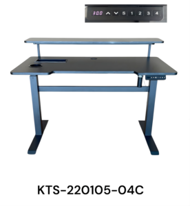 Modern Electric Sit Stand Office <b>Desk</b> with USB Charging Port, Storage Tray and 4-Memory Preset Controller - Product Image 1