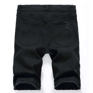 Pantalones Cortos de Mezclilla Casuales para Hombre, con Cordón, Estilo Urbano, de Secado Rápido, Transpirables, Tejidos, para la Playa, con Bordado y Bolsillos, para Verano - Product Image 6