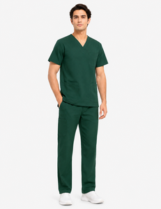 Ensemble de blouses chirurgicales Saleh Enterprises pour hôpital, en coton et polyester, uniforme médical respirant, vêtements de travail pour infirmières, unisexe - Product Image 1