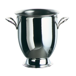 ตู้แช่ไวน์แบบตั้งโต๊ะสแตนเลสหรูหรา พร้อมหูจับด้านข้างแบบแกะสลัก ขาตั้งสีเงินพรีเมียมสำหรับแชมเปญ - Product Image 5