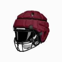 Nouvel Arrivage Housse de Casque de Moto Portable Légère en ABS/EVA Antidérapante Respirante Résistante aux Chocs, Casquette de Scrum de Football Souple