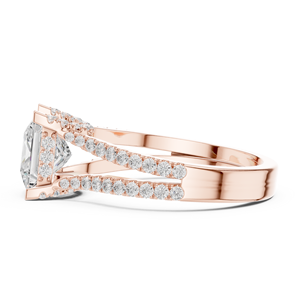 Anillos de Boda Clásicos de Dos Piezas, Oro Sólido de 14K, Diamante Cultivado en Laboratorio IGI de Corte Princesa de 1.5 CT, Regalo de Aniversario - Product Image 6