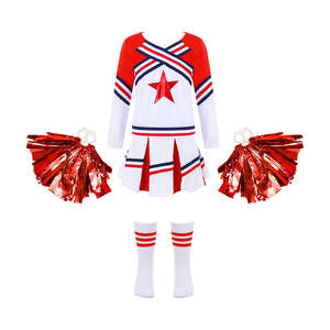 Uniformes de pom-pom girls sur mesure en gros 2026 pour jeunes et adultes, prêts à l'emploi et entièrement personnalisables, prix raisonnable, service OEM - Product Image 1