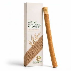 กานพลูไม้เสียบปาก Miswak ออร์แกนิกสำหรับทำความสะอาดฟันธรรมชาติการดูแลเหงือกให้ลมหายใจสดชื่นและทันตกรรมแบบดั้งเดิม - Product Image 1