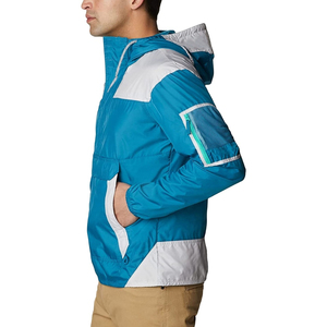 Veste imperméable de randonnée pour hommes, vente en gros personnalisée, veste coupe-vent confortable pour hommes, veste de sport en nylon, personnalisable - Product Image 5