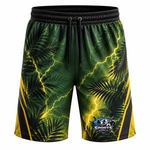 Pantalones Cortos de Fútbol de Alta Calidad, Tejido Jacquard de Poliéster Transpirable, Absorbe la Humedad, Elasticidad en Cuatro Direcciones, Comodidad Deportiva - Product Image 1