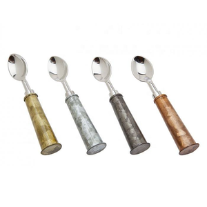 Couverts pour restaurant, ensemble de couverts en acier inoxydable, couteau, cuillère, fourchette en acier miroir - Product Image 6