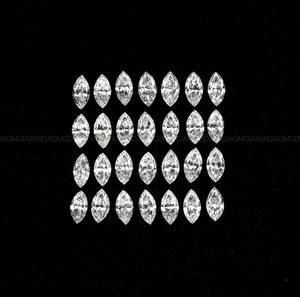 OM GEMS 5.0 X 2.5 MM Pierre en vrac taille marquise Diamant de laboratoire couleur D Coupe antique unique pour la fabrication de bijoux - Product Image 1