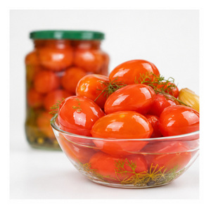 ISO Certificated Wholesale Price Vietnam Factory Deeply Sweet Baby <b>Pickled</b> Tomato Packed in Mason <b>Jar</b> - Product Image 1